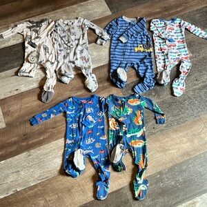 18 month pajamas- zipper sleepers